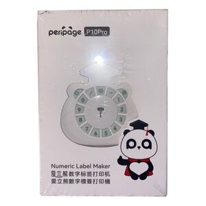 PeriPage P10Pro Portable Numeric Label Maker Printing Machine Model ALD-P101